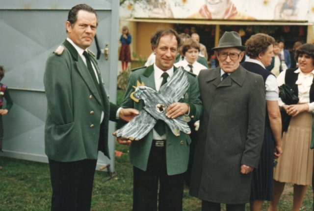 1982 Schützenkönig Klaus Feibig